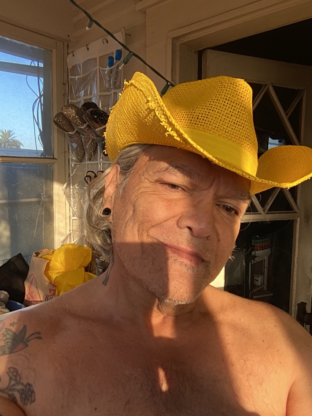 Yellow Straw Cowboy Hat